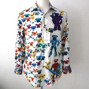 Robert Graham Mens Limited Edition Bulldog Shirt